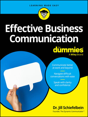 Effective Business Communication For Dummies - ebook